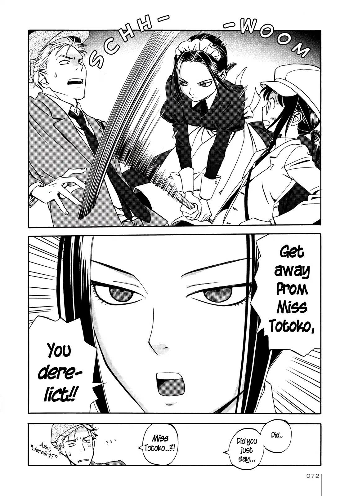The Adventures of Totoko, Investigative Reporter Chapter 4 page 4 - Chapter 4: The Disappearance of Doctor Nagisawa, and The Bravest Maid