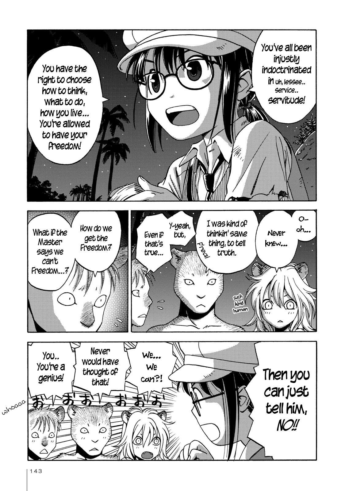 The Adventures of Totoko, Investigative Reporter Chapter 6 page 17 - Chapter 6: The Secret of Shinjuku Park, and The Jungle Beasts, Part 2