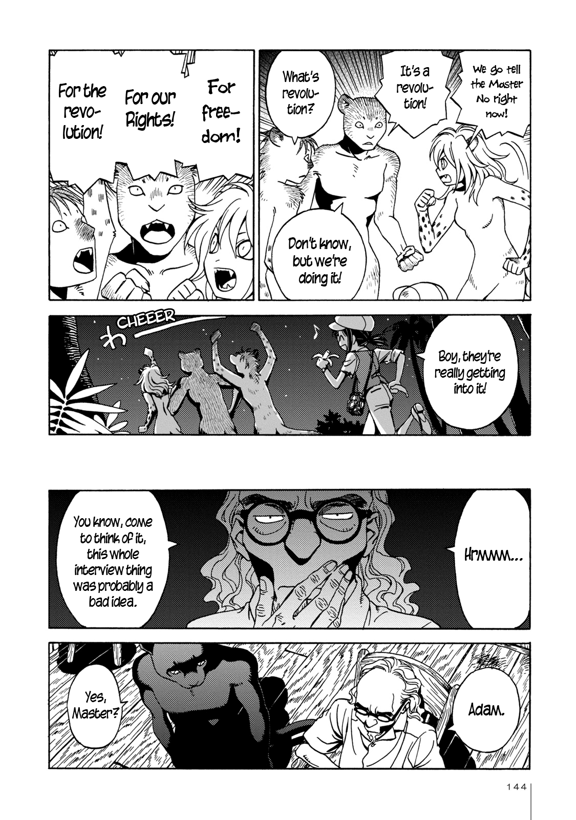 The Adventures of Totoko, Investigative Reporter Chapter 6 page 18 - Chapter 6: The Secret of Shinjuku Park, and The Jungle Beasts, Part 2