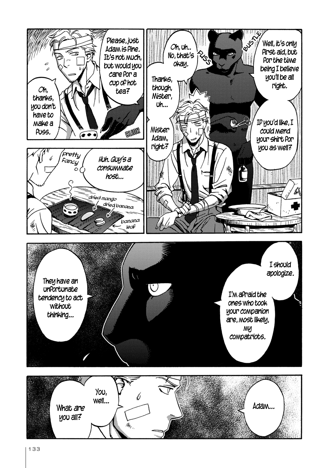 The Adventures of Totoko, Investigative Reporter Chapter 6 page 7 - Chapter 6: The Secret of Shinjuku Park, and The Jungle Beasts, Part 2