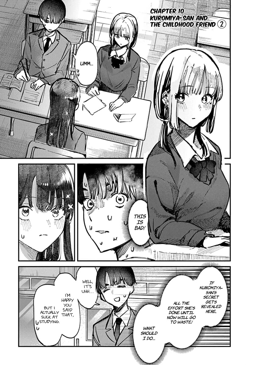 The After School Idol Has a Secret Chapter 10 page 1 - Chapter 10: Kuromiya-san and the childhood friend 2