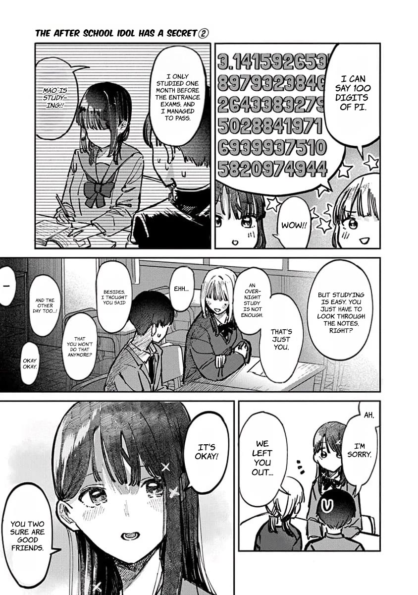 The After School Idol Has a Secret Chapter 10 page 13 - Chapter 10: Kuromiya-san and the childhood friend 2