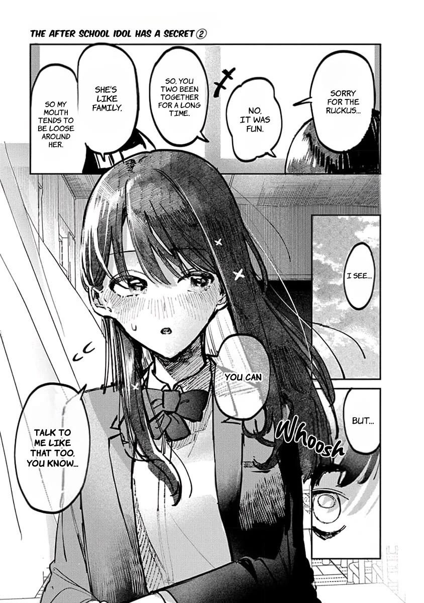 The After School Idol Has a Secret Chapter 10 page 15 - Chapter 10: Kuromiya-san and the childhood friend 2