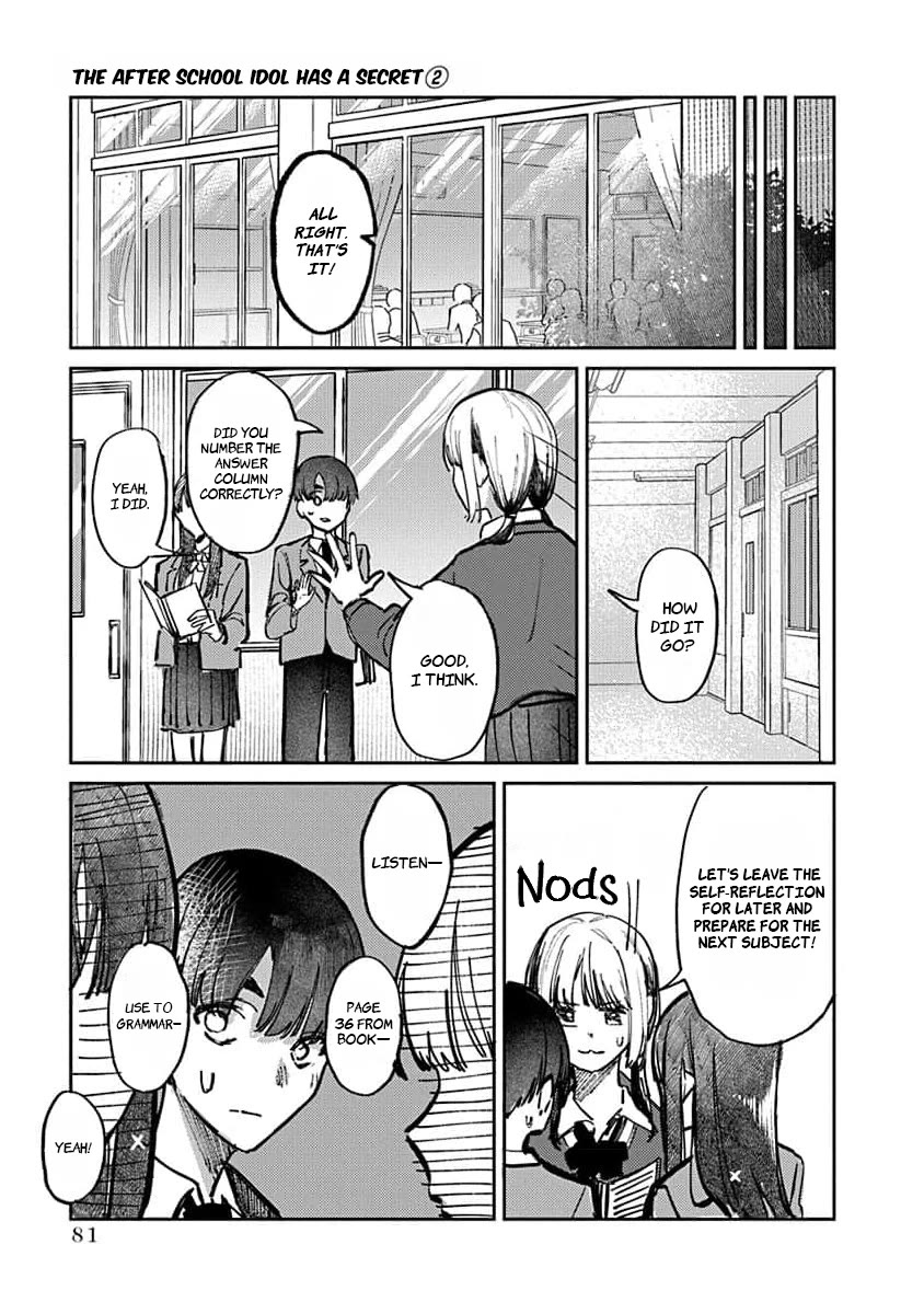 The After School Idol Has a Secret Chapter 12 page 4 - Chapter 12: Kuromiya-san's Performance