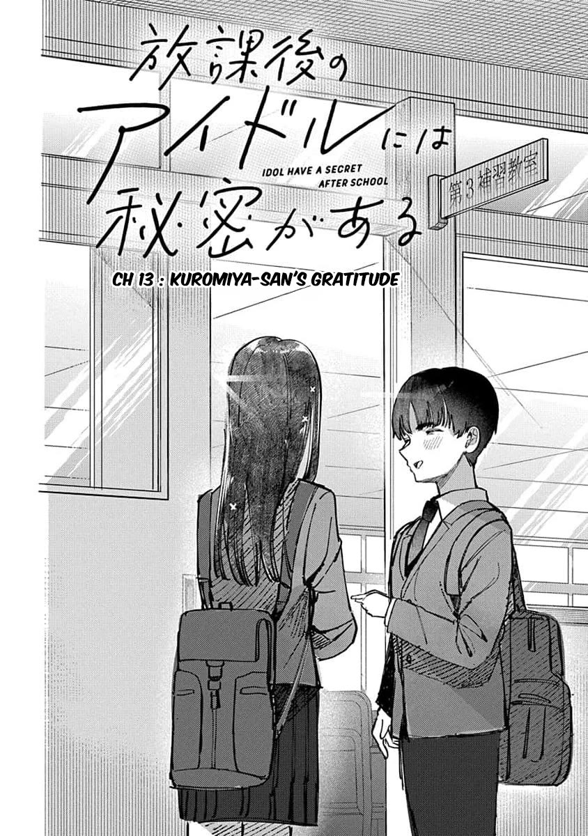 The After School Idol Has a Secret Chapter 13 page 10 - Chapter 13: Kuromiya-san's Gratitude