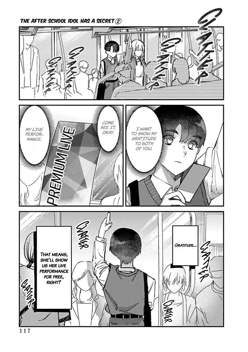 The After School Idol Has a Secret Chapter 14 page 1 - Chapter 14: Kuromiya-san's Gratitude 2