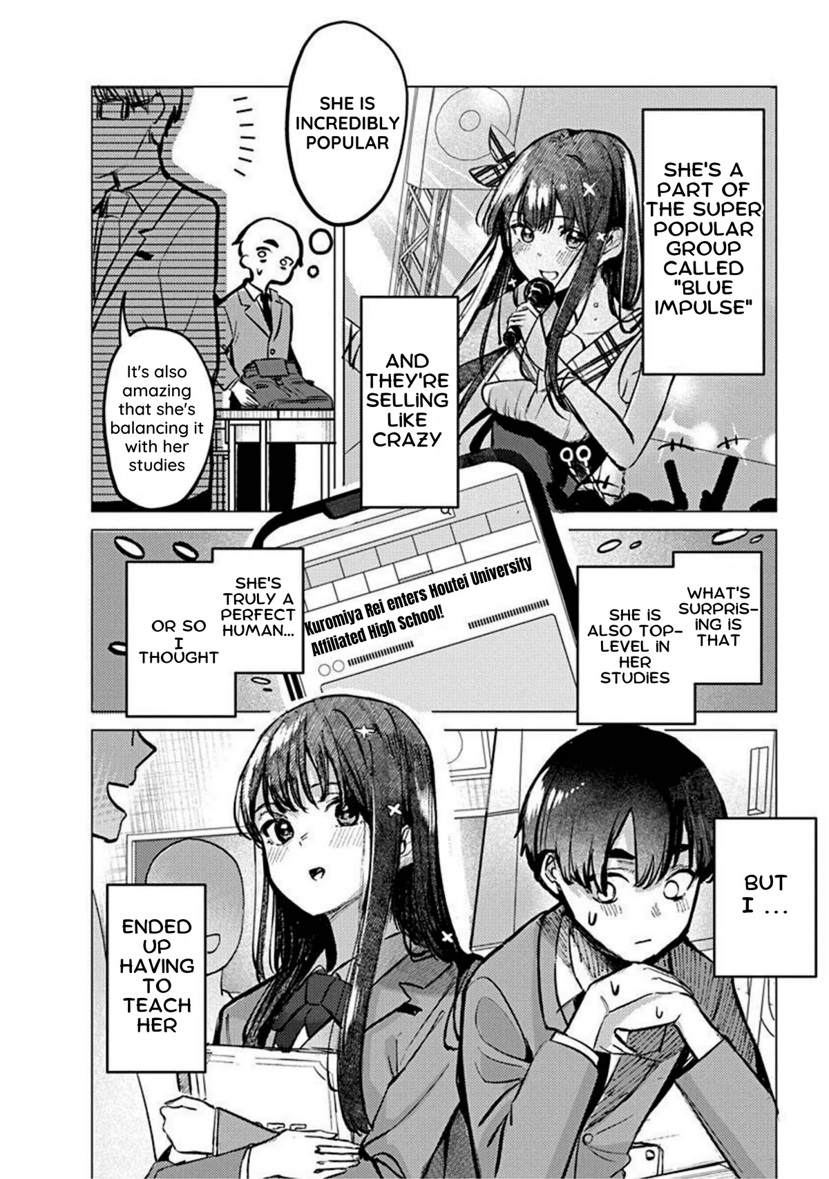 The After School Idol Has a Secret Chapter 2 page 2 - Chapter 2: Kuromiya-san's Weakness