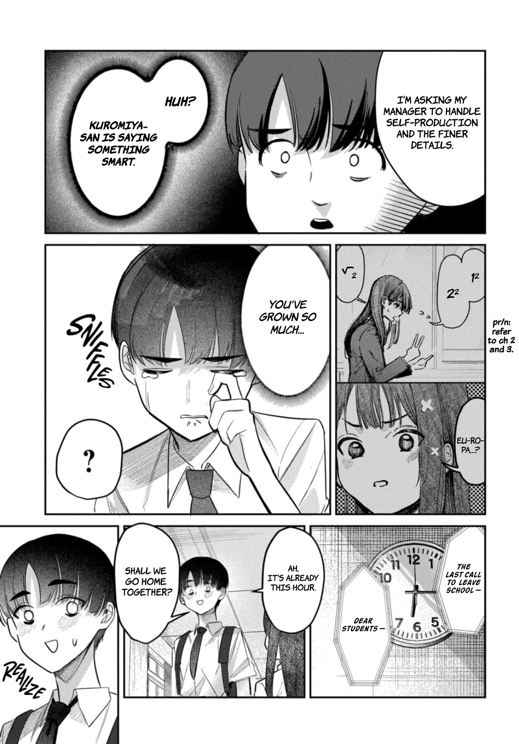 The After School Idol Has a Secret Chapter 22 page 7 - Chapter 22: Kuromiya-san and fans