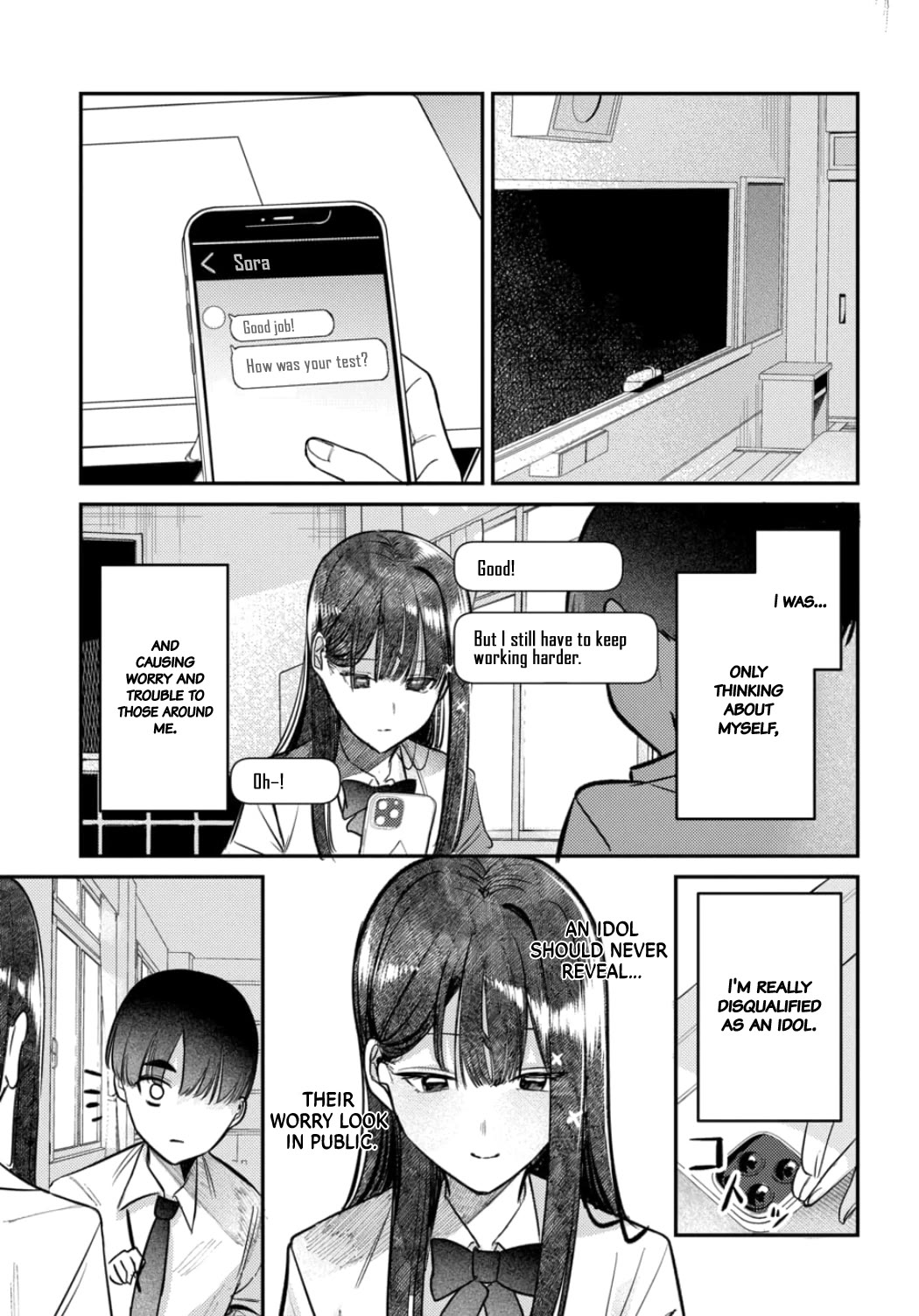 The After School Idol Has a Secret Chapter 24 page 6 - Chapter 24: Kuromiya-san's determination