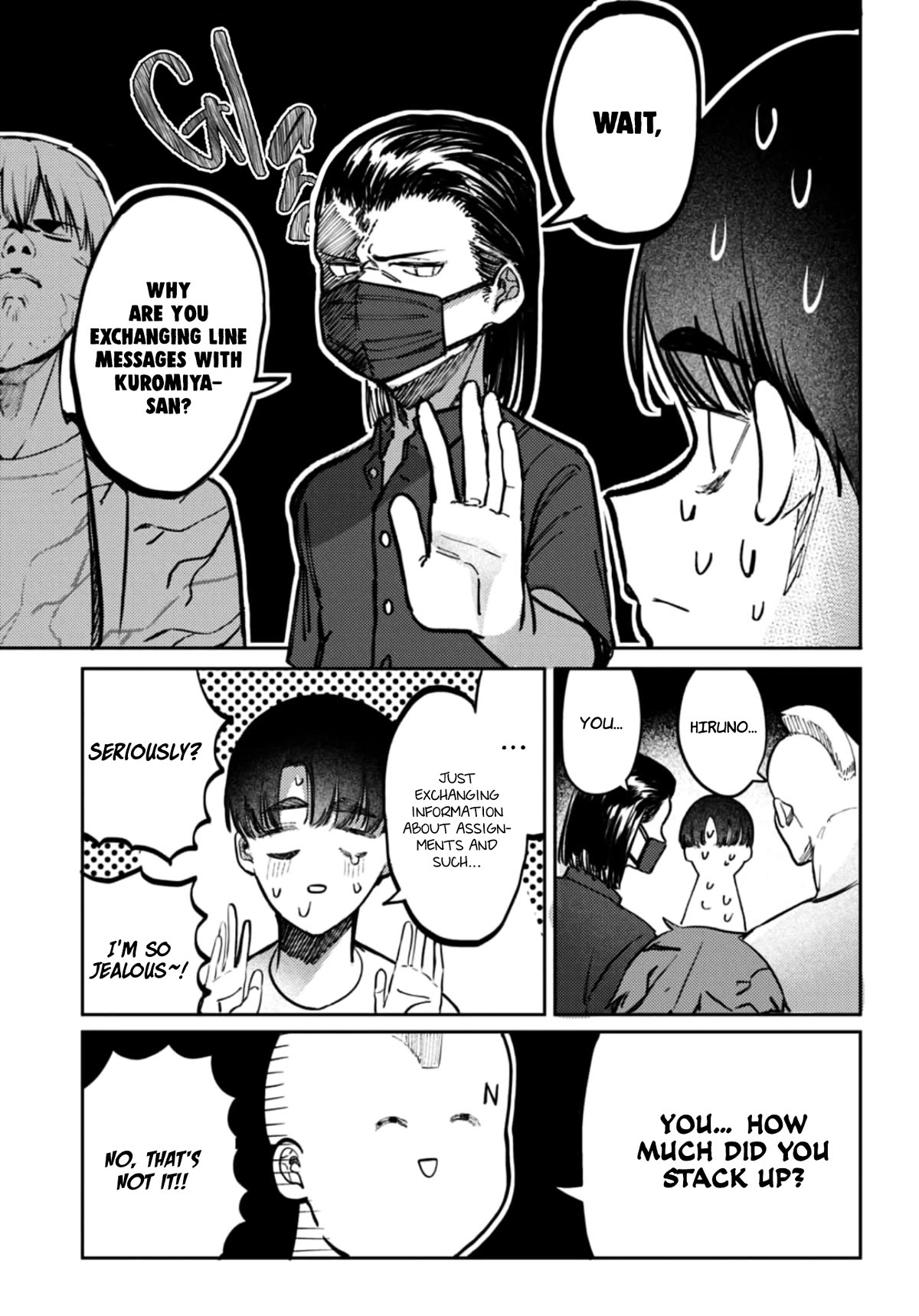 The After School Idol Has a Secret Chapter 29 page 13 - Chapter 29: LINE with Kuromiya-san