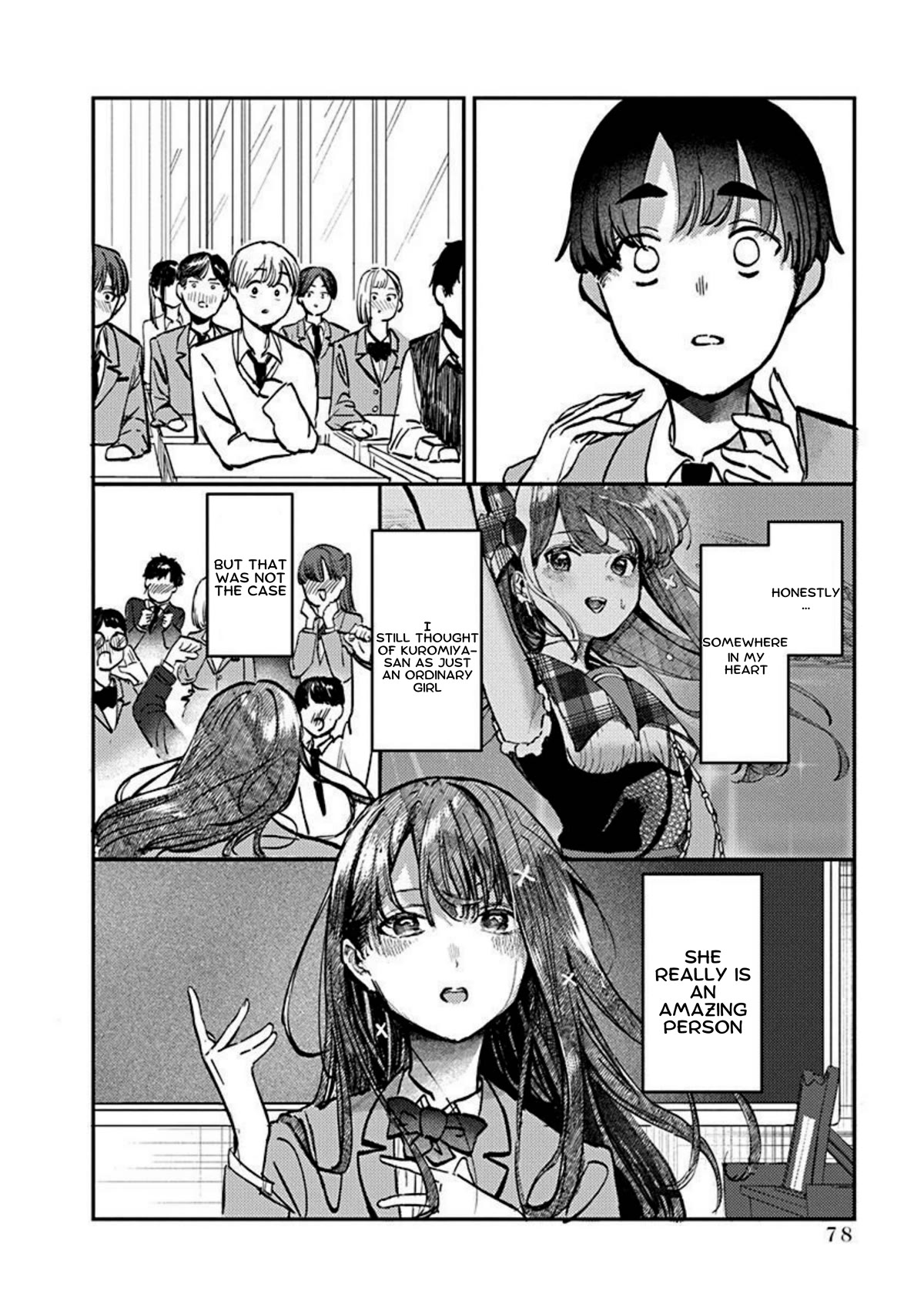 The After School Idol Has a Secret Chapter 3 page 14 - Chapter 3: Kuromiya-san's Singing voice