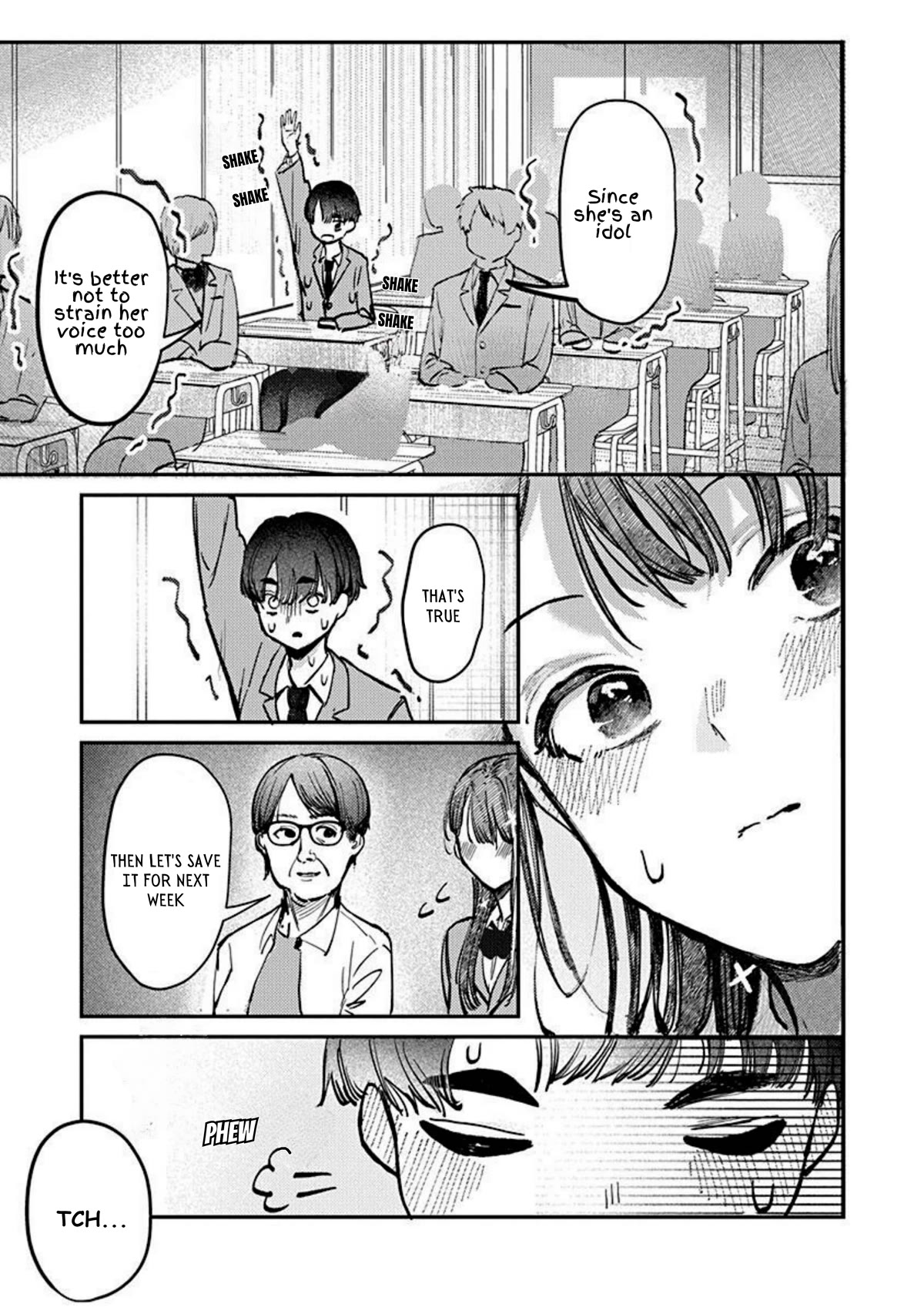 The After School Idol Has a Secret Chapter 3 page 17 - Chapter 3: Kuromiya-san's Singing voice