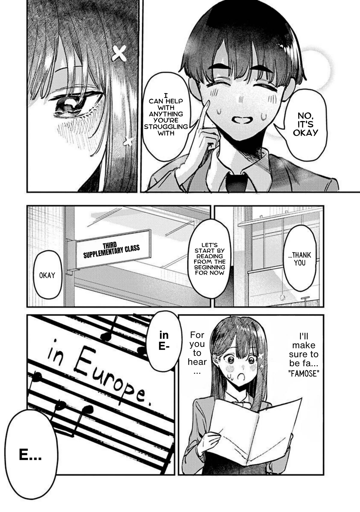 The After School Idol Has a Secret Chapter 3 page 5 - Chapter 3: Kuromiya-san's Singing voice
