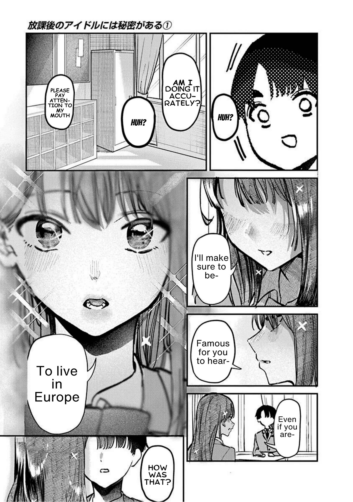 The After School Idol Has a Secret Chapter 3 page 9 - Chapter 3: Kuromiya-san's Singing voice