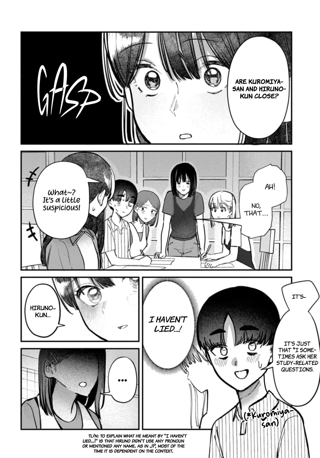 The After School Idol Has a Secret Chapter 30 page 13 - Chapter 30: Study session with Kuromiya-san