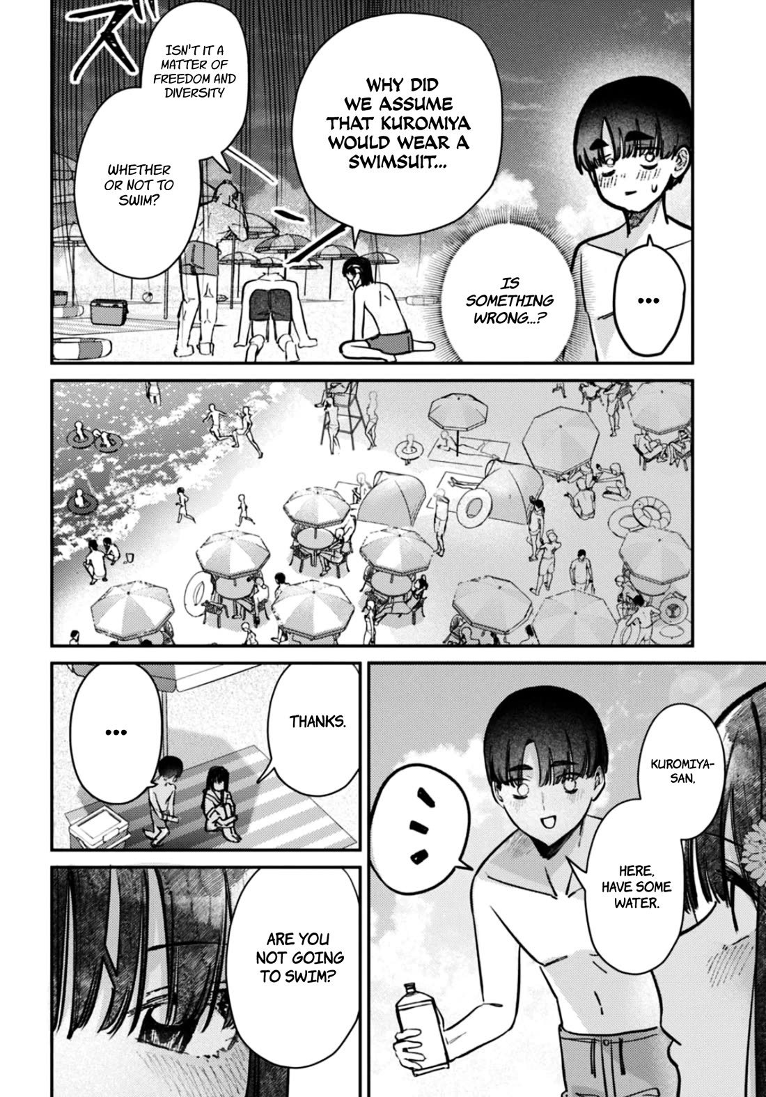 The After School Idol Has a Secret Chapter 31 page 13 - Chapter 31: Kuromiya-san and The Sea