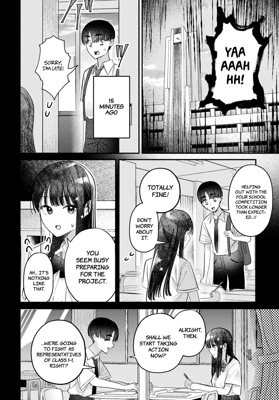 The After School Idol Has a Secret Chapter 36 page 3 - Chapter 36: Kuromiya-san and Preparation for Four Schools Competition