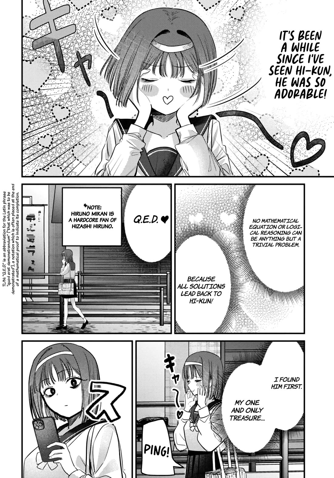 The After School Idol Has a Secret Chapter 37 page 6 - Chapter 37: Kuromiya-san and Mikan-chan