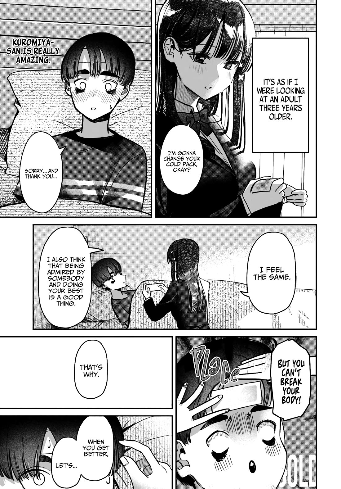 The After School Idol Has a Secret Chapter 41 page 15 - Chapter 41: Kuromiya-san and nursing