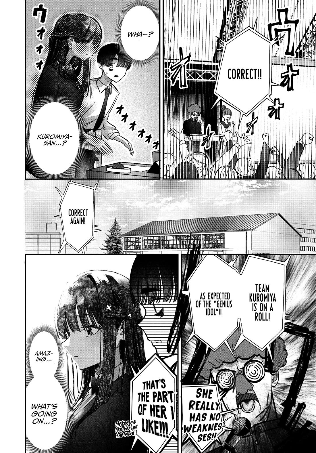The After School Idol Has a Secret Chapter 42 page 8 - Chapter 42: Kuromiya-san and Team battles.