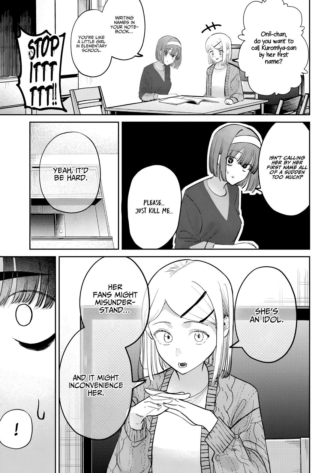 The After School Idol Has a Secret Chapter 50 page 9 - Chapter 50: Kuromiya-san and Names 2
