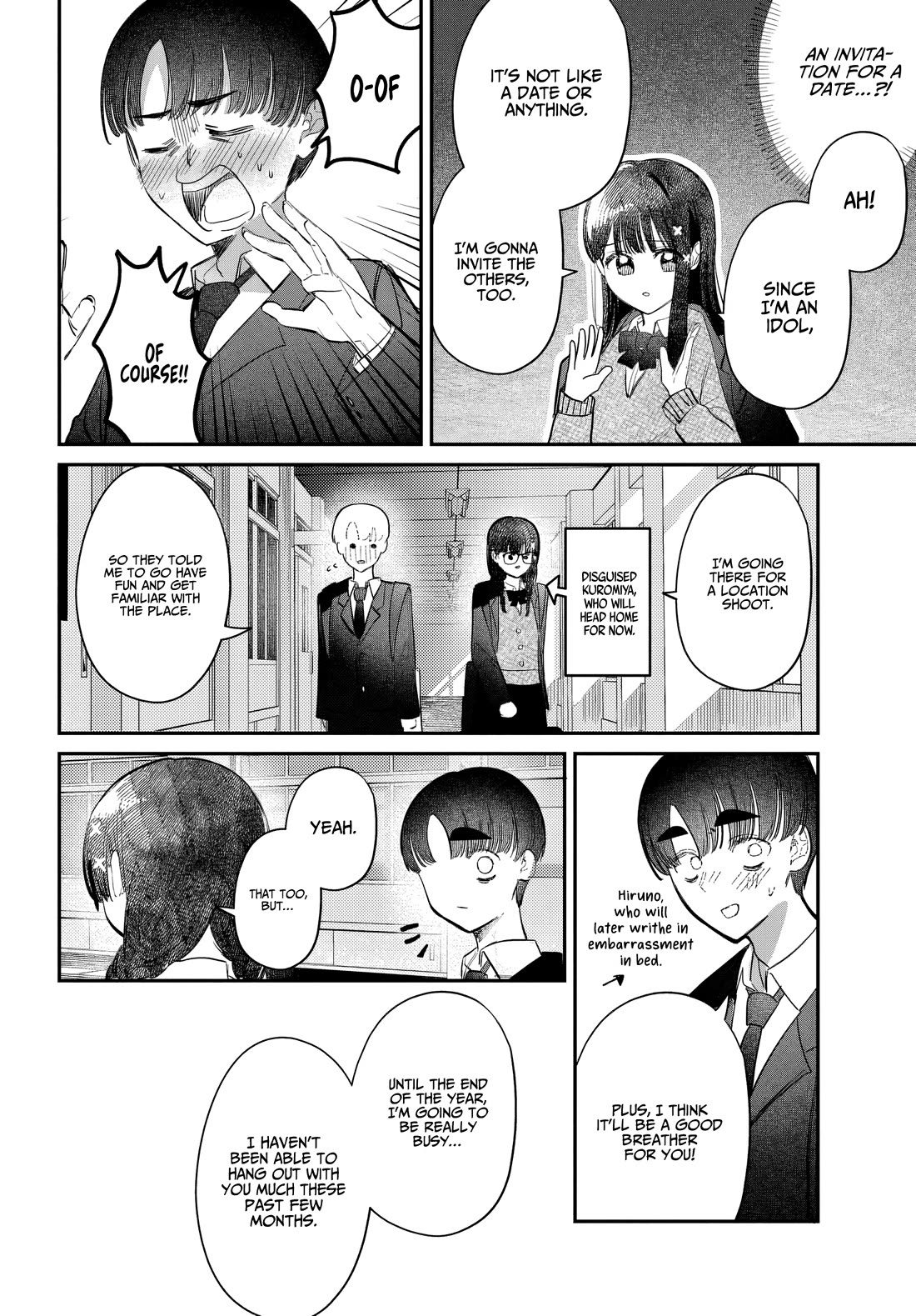The After School Idol Has a Secret Chapter 54 page 12 - Chapter 54: Helping Kuromiya-san