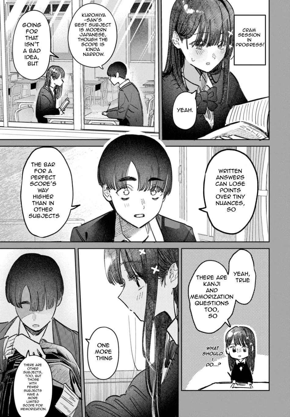 The After School Idol Has a Secret Chapter 59 page 3 - Chapter 59: Kuromiya-san and Full Marks