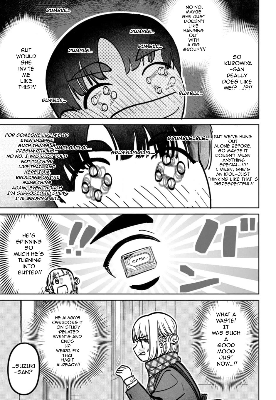 The After School Idol Has a Secret Chapter 61 page 7 - Chapter 61: Kuromiya-san and Eavesdropping