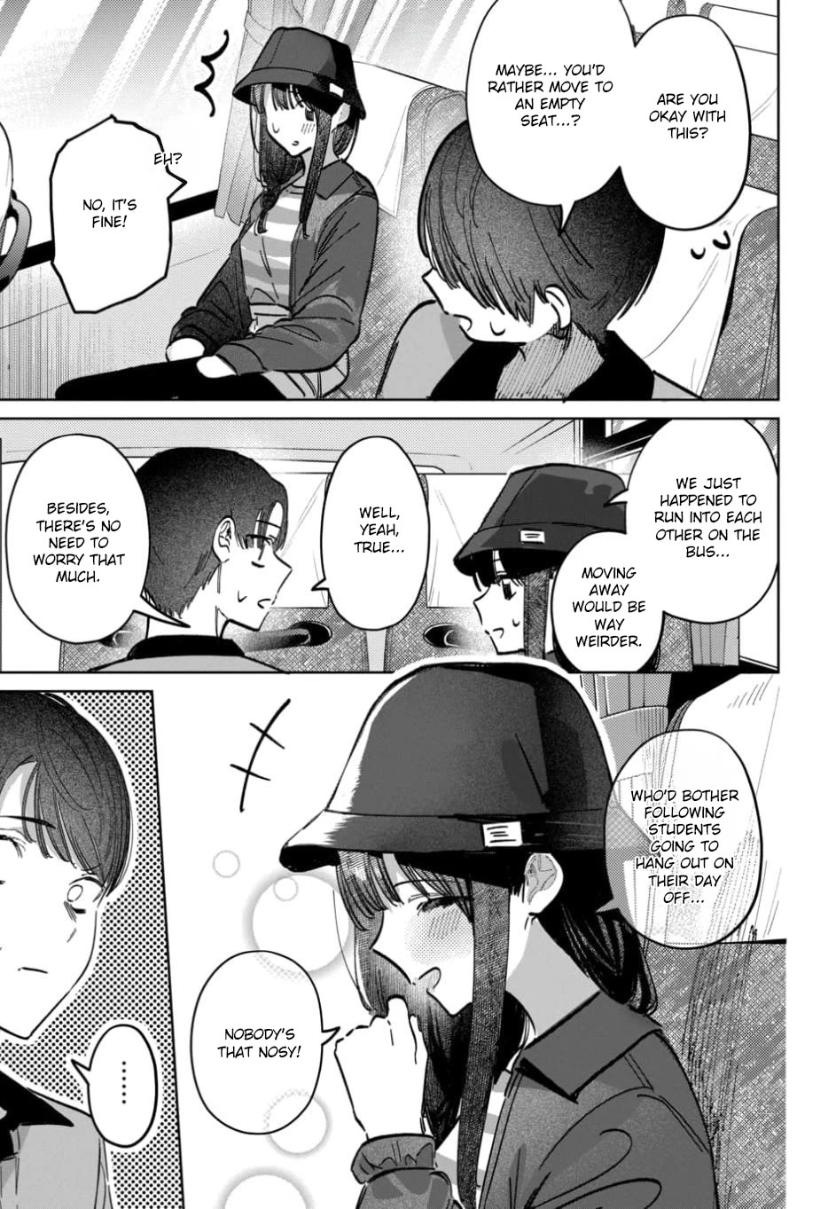 The After School Idol Has a Secret Chapter 64 page 17 - Chapter 64: Kuromiya-san and the Express Bus