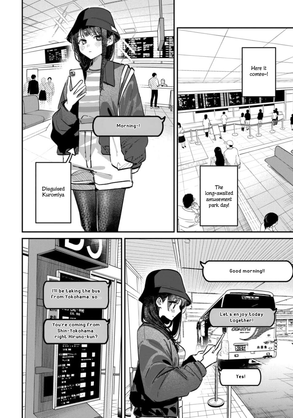 The After School Idol Has a Secret Chapter 64 page 4 - Chapter 64: Kuromiya-san and the Express Bus