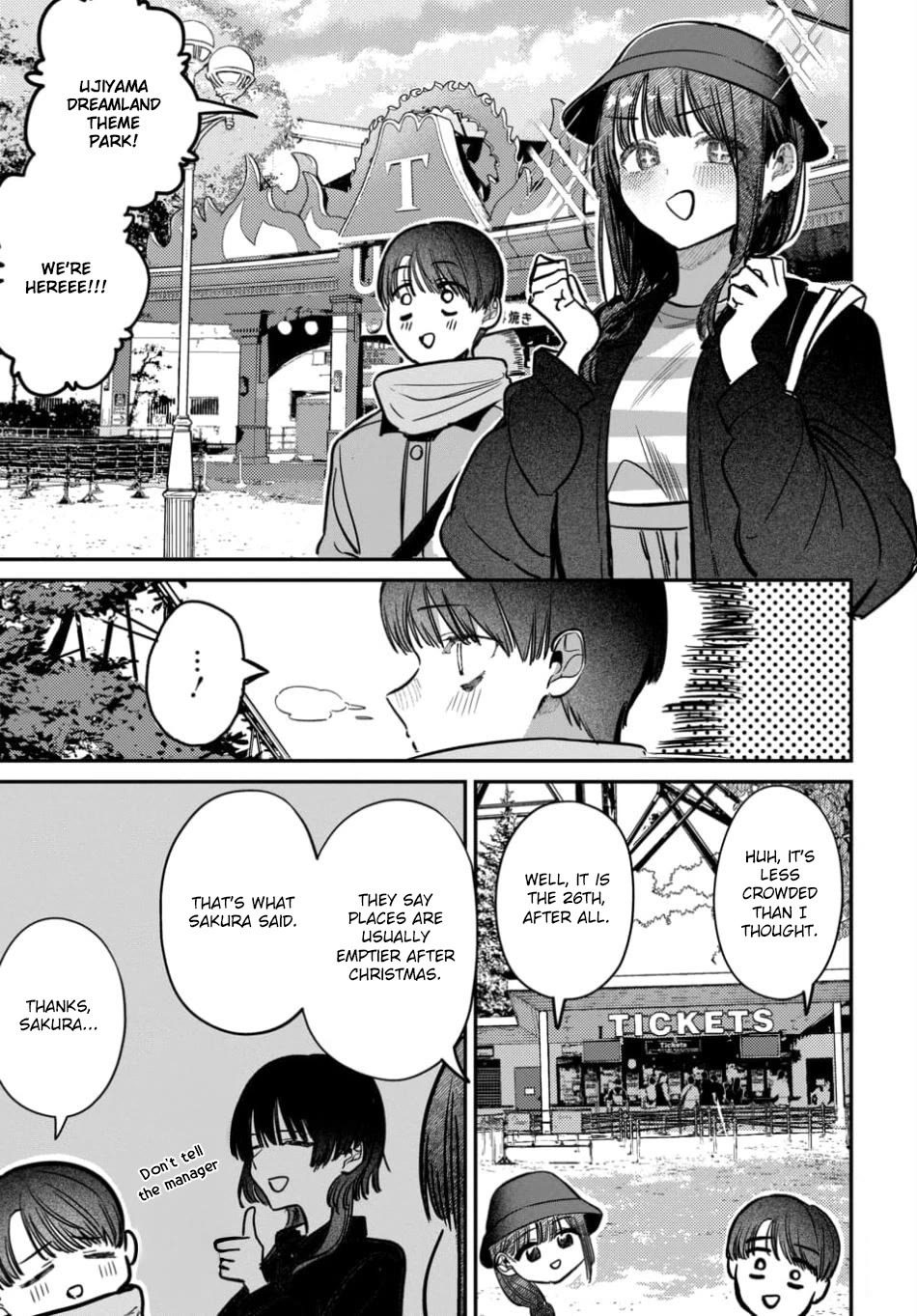 The After School Idol Has a Secret Chapter 65 page 1 - Chapter 65: Kurogami-san and the Amusement Park 1