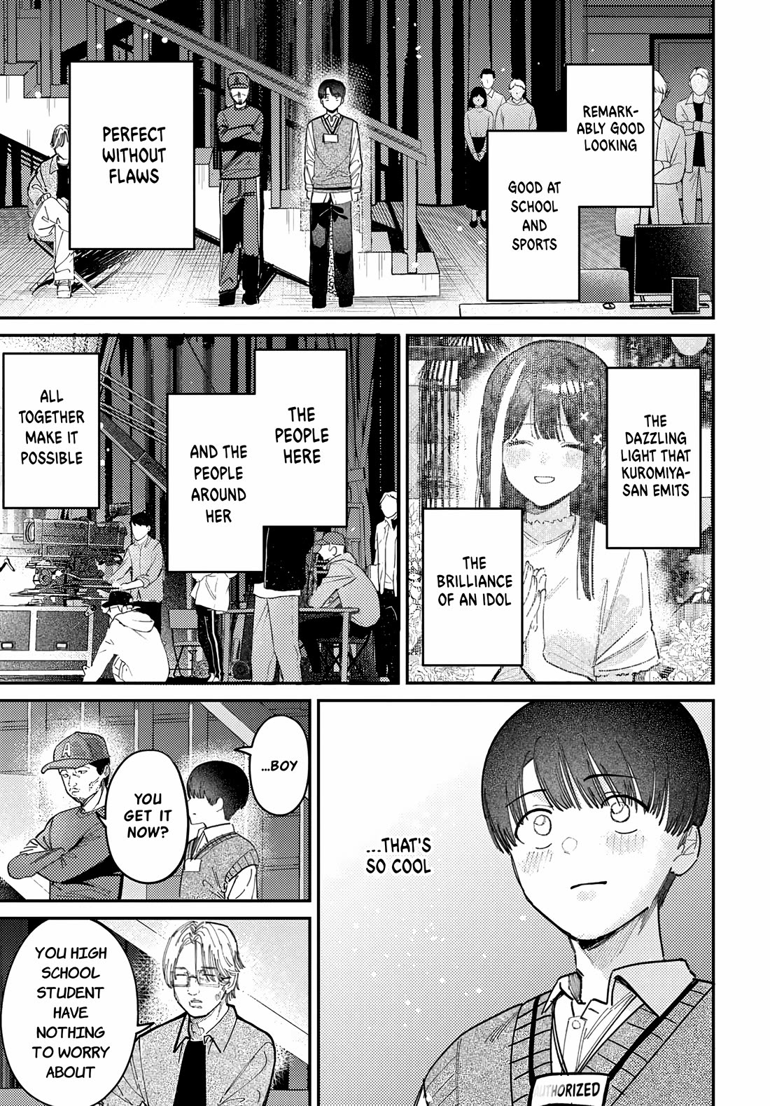The After School Idol Has a Secret Chapter 77 page 19 - Chapter 77: Kuromiya-san’s TV recording