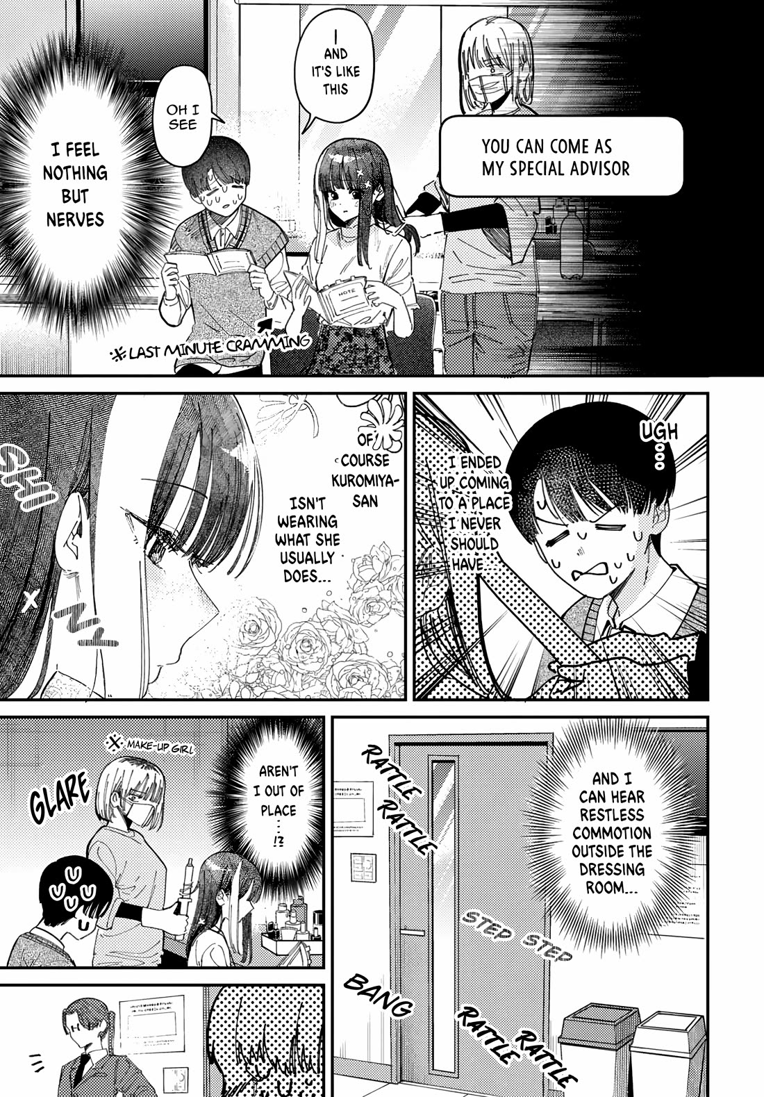 The After School Idol Has a Secret Chapter 77 page 3 - Chapter 77: Kuromiya-san’s TV recording