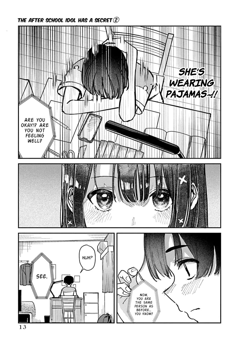 The After School Idol Has a Secret Chapter 8 page 16 - Chapter 8: Talking on phone with Kuromiya-san