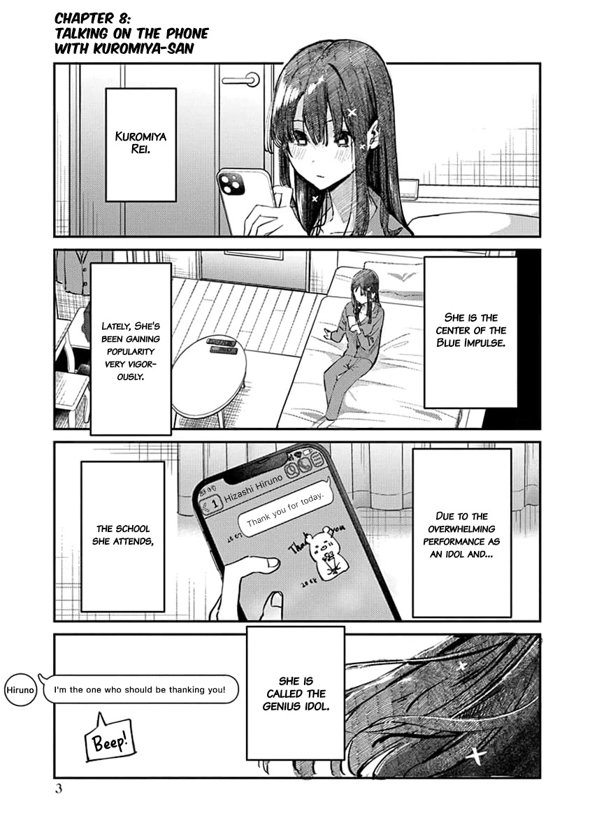 The After School Idol Has a Secret Chapter 8 page 6 - Chapter 8: Talking on phone with Kuromiya-san