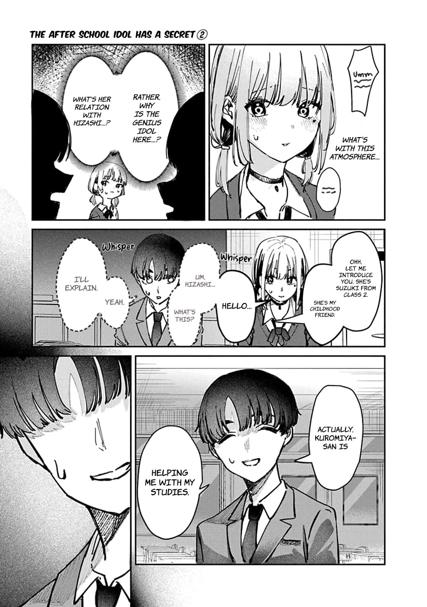 The After School Idol Has a Secret Chapter 9 page 13 - Chapter 9: Kuromiya-san and The Childhood Friend