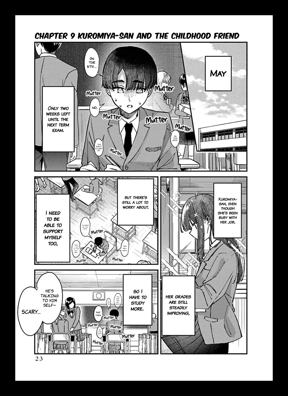 The After School Idol Has a Secret Chapter 9 page 3 - Chapter 9: Kuromiya-san and The Childhood Friend