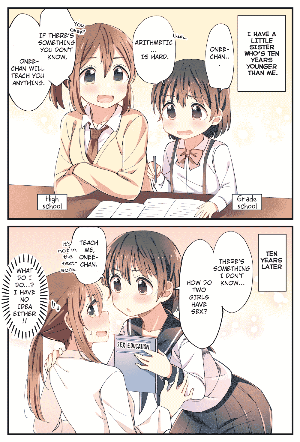 The Age Gap Sister is at That Age Chapter 0 page 10 - Chapter 0: Pixiv ver.