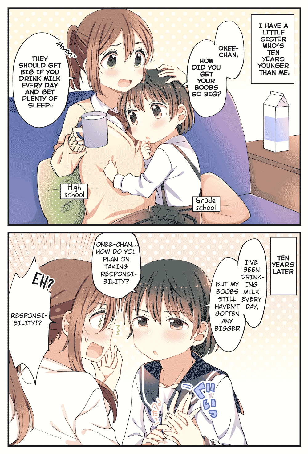 The Age Gap Sister is at That Age Chapter 0 page 12 - Chapter 0: Pixiv ver.
