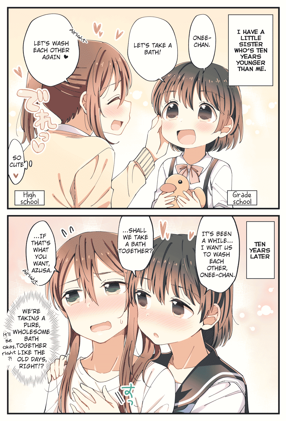 The Age Gap Sister is at That Age Chapter 0 page 6 - Chapter 0: Pixiv ver.