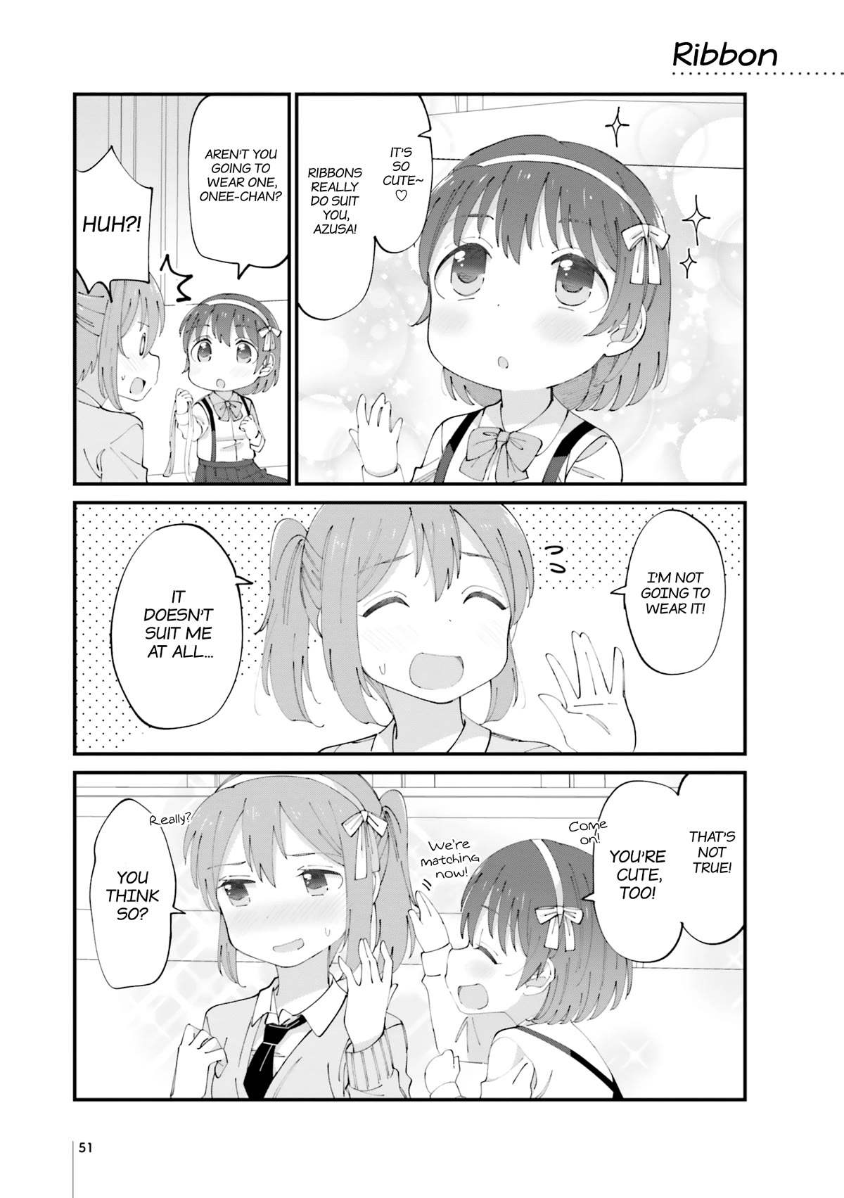 The Age Gap Sister is at That Age Chapter 13 page 1 - Chapter 13: Ribbon