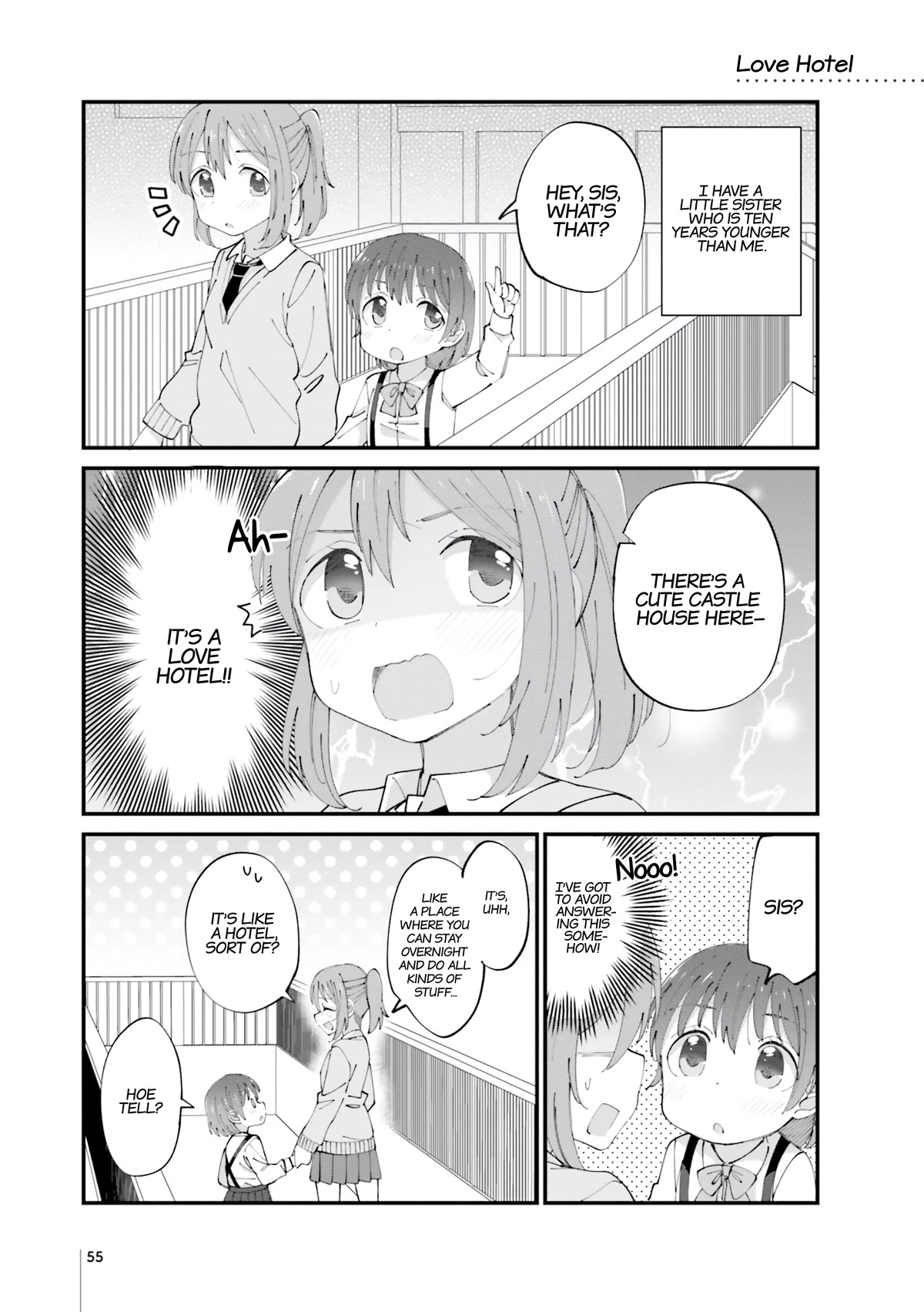 The Age Gap Sister is at That Age Chapter 15 page 1 - Chapter 15: Love Hotel