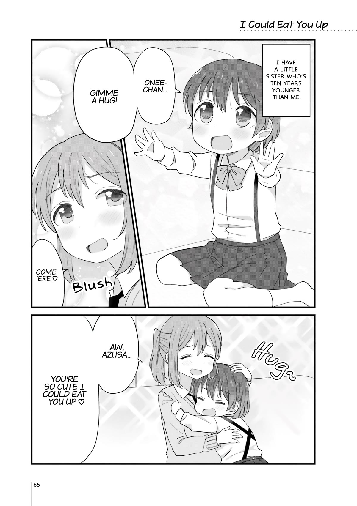 The Age Gap Sister is at That Age Chapter 17 page 1 - Chapter 17: I Could Eat You Up