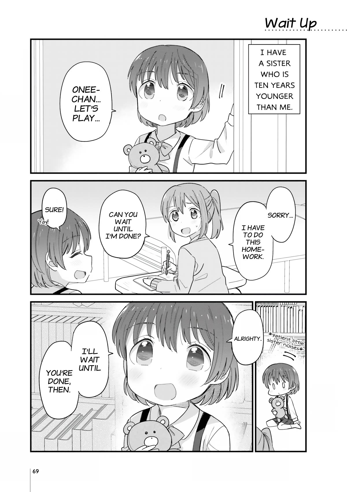 The Age Gap Sister is at That Age Chapter 18 page 1 - Chapter 18: Wait Up