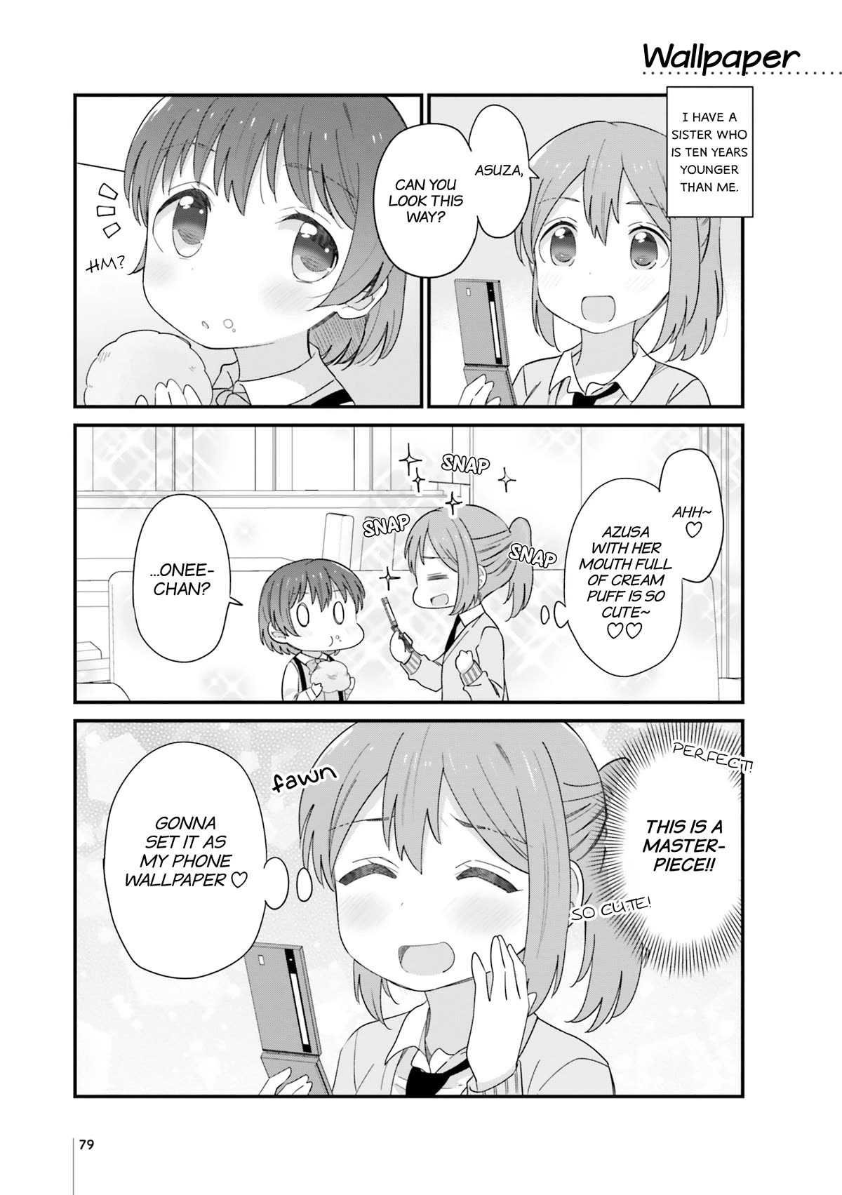 The Age Gap Sister is at That Age Chapter 20 page 1 - Chapter 20: Wallpaper