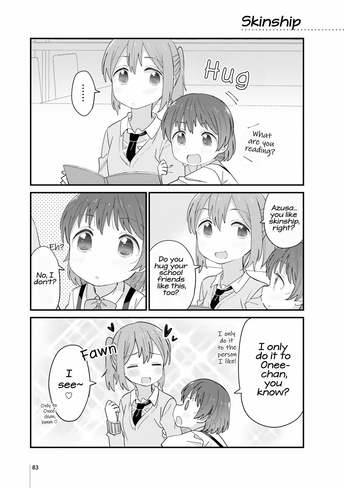 The Age Gap Sister is at That Age Chapter 21 page 1 - Chapter 21: Skinship