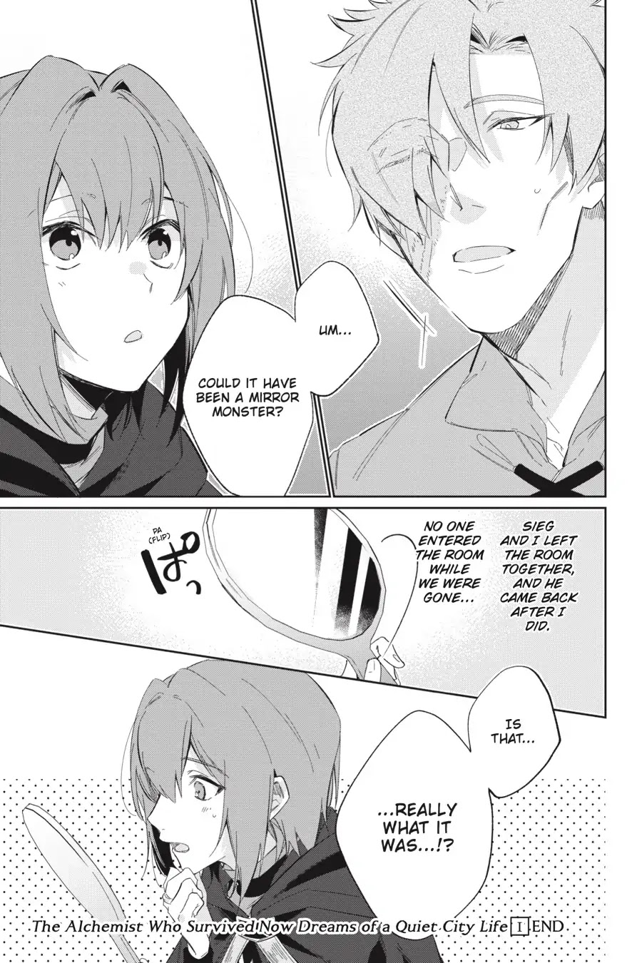The Alchemist Who Survived Now Dreams of a Quiet City Life Chapter 6.5 page 7 - Vol.1 The Alchemist's Everyday Life: The Monster in the Mirror and the Wonderful Scent