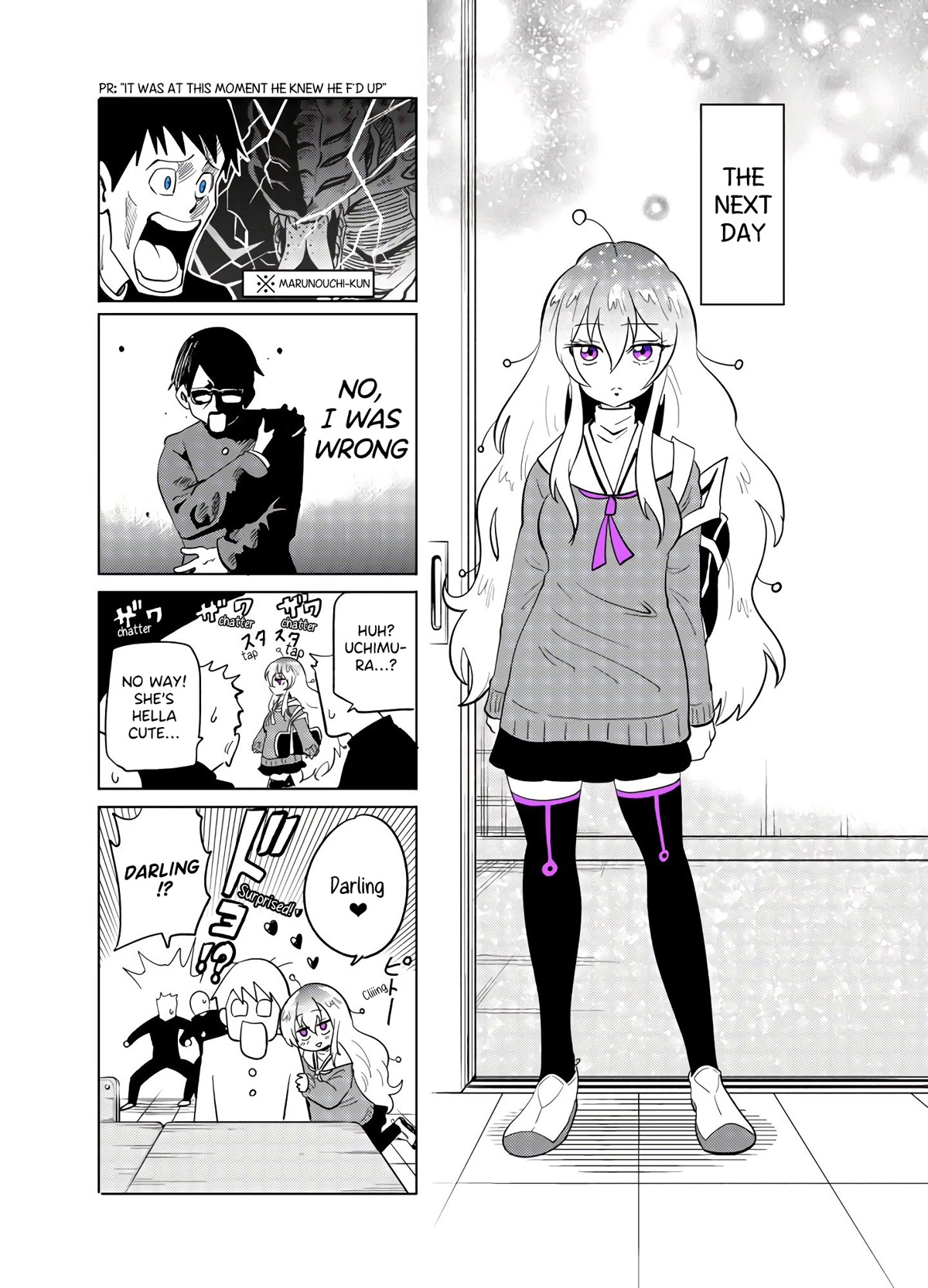 The Alien Next to Me is Scary Chapter 1 page 3 - Chapter 1