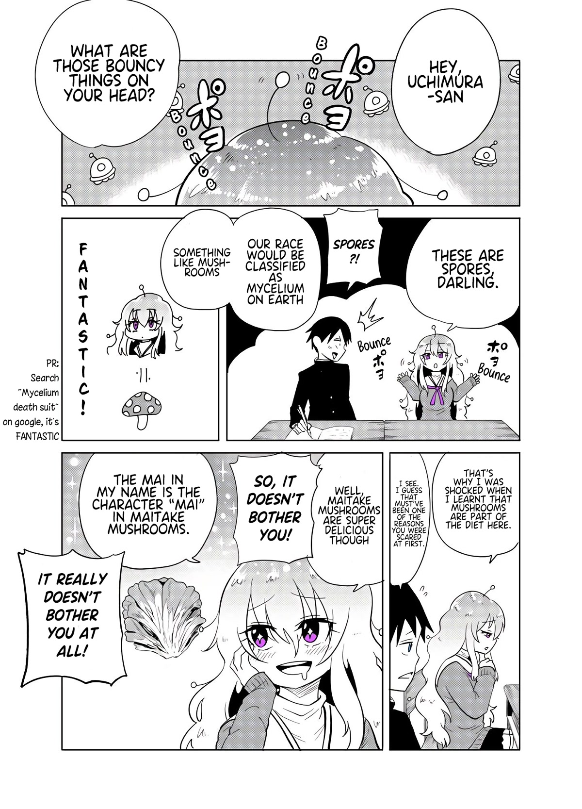 The Alien Next to Me is Scary Chapter 3 page 1 - Chapter 3