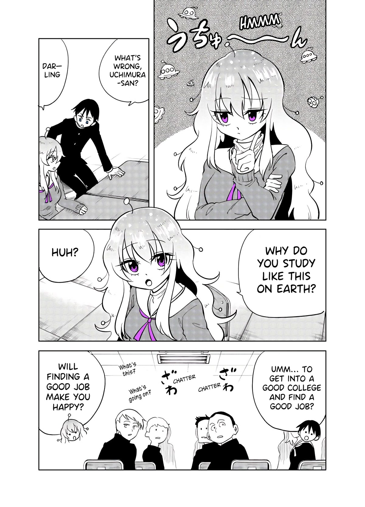 The Alien Next to Me is Scary Chapter 5 page 1 - Chapter 5